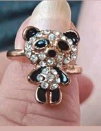 Ring Panda maat 17, Verzenden, Nieuw, Goud