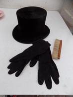 Oude hoge hoed chapeau de forme hoge zijden hoed, Ophalen of Verzenden, Gedragen, 56 of 57 cm (M, 7 of 7⅛ inch), Hoed