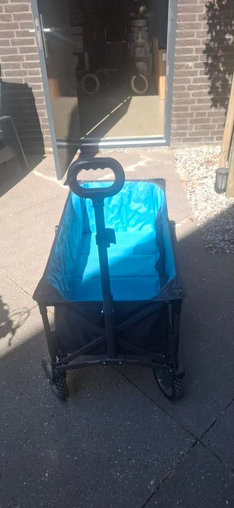 Stevige bolderkar Human Nature voor bos en strand, Caravans en Kamperen, Bolderkarren, Ophalen, Opvouwbaar, Zo goed als nieuw