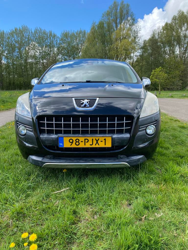 Peugeot 3008 1.6 THP 2011 Zwart, Auto's, Peugeot, Voorwielaandrijving, Stof, Zwart, 1434 kg