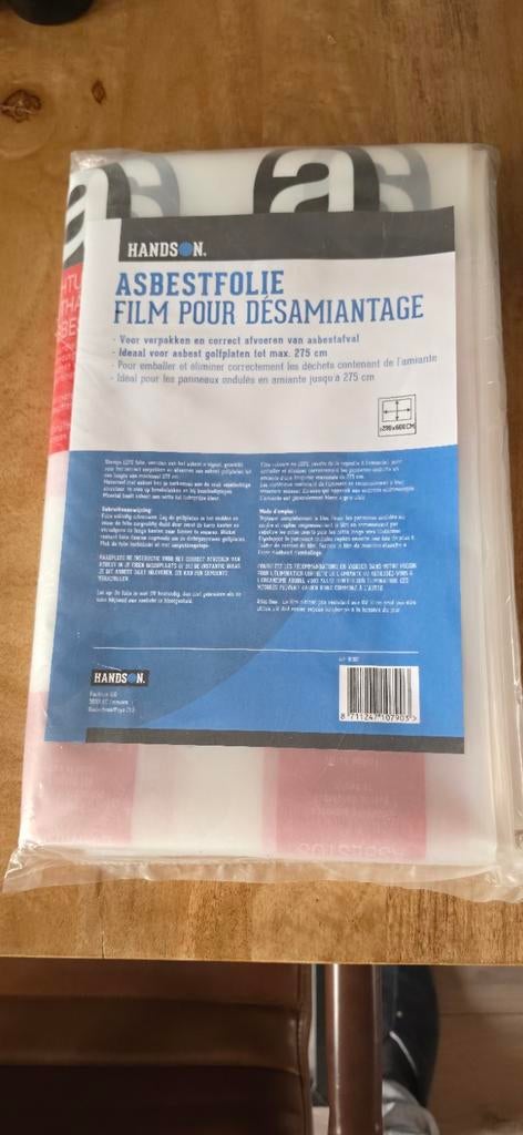 Asbestfolie 290 x 600 cm (2,5 pak), Ophalen of Verzenden, Nieuw, 15 m² of meer, Folie