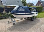 Topcraft 430 Futura + Mercury 25PK-ELPT + Trailer + Buiskap, Ophalen, 10 tot 30 pk, Zo goed als nieuw, 3 tot 6 meter