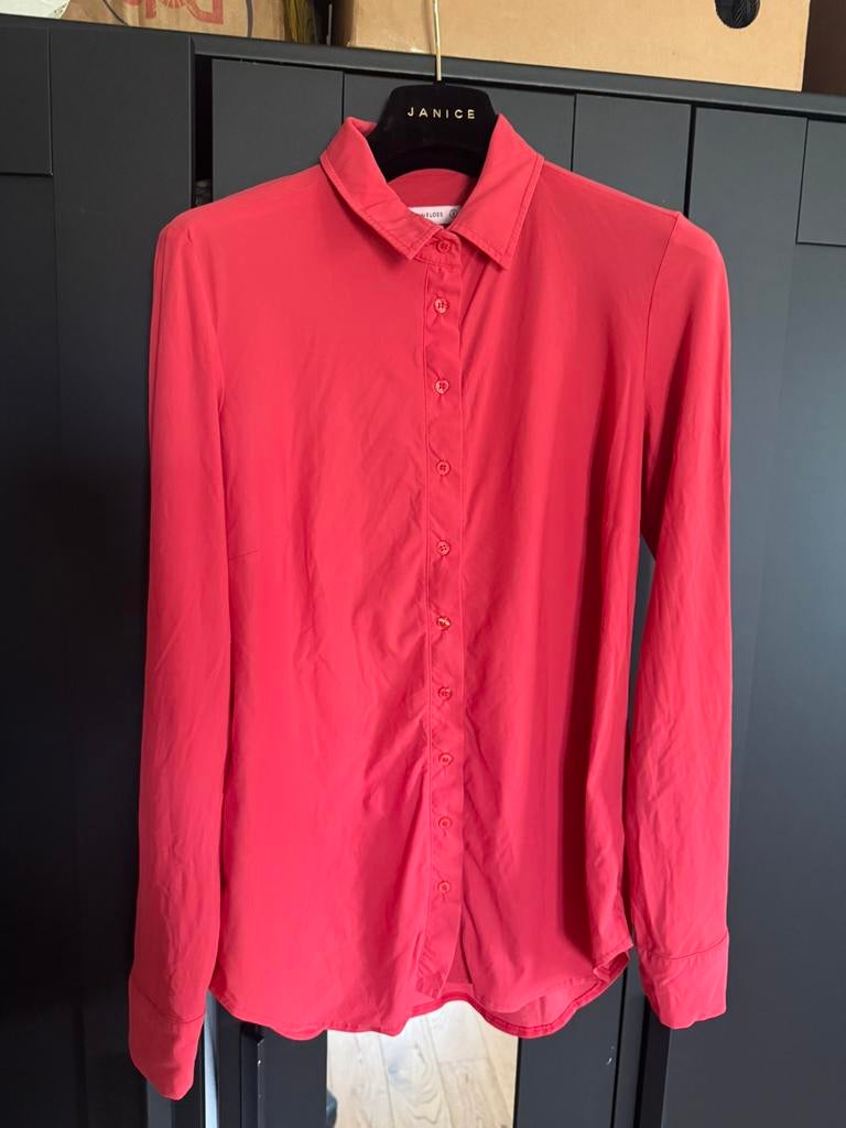 Studio Anneloes Poppy blouse travelstof rood maat S, Ophalen of Verzenden, Zo goed als nieuw, Maat 36 (S), Rood