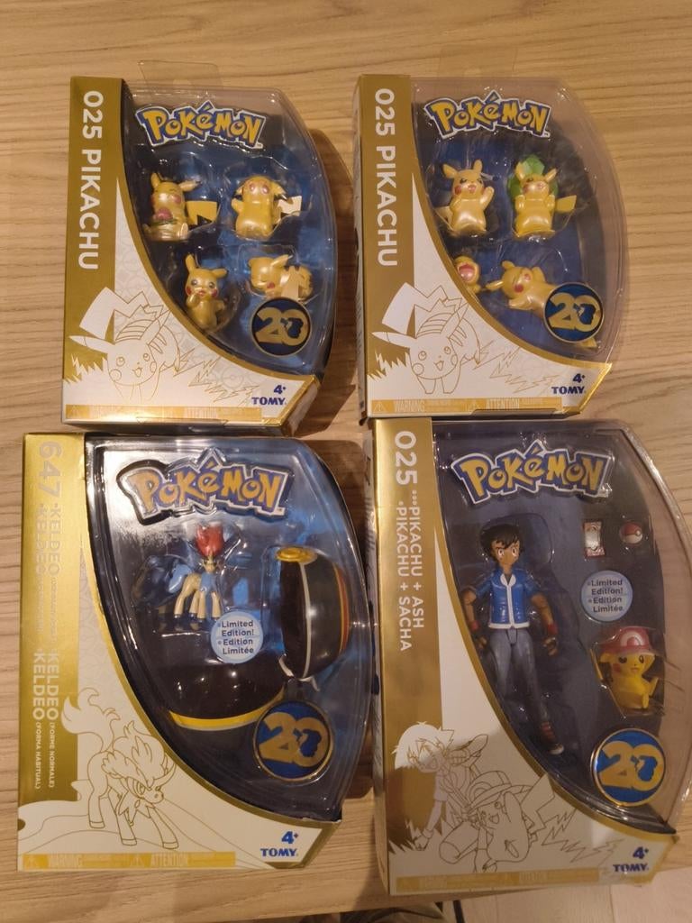 Pokémon 20th anniversary limited edition figuren, Hobby en Vrije tijd, Ophalen of Verzenden, Nieuw