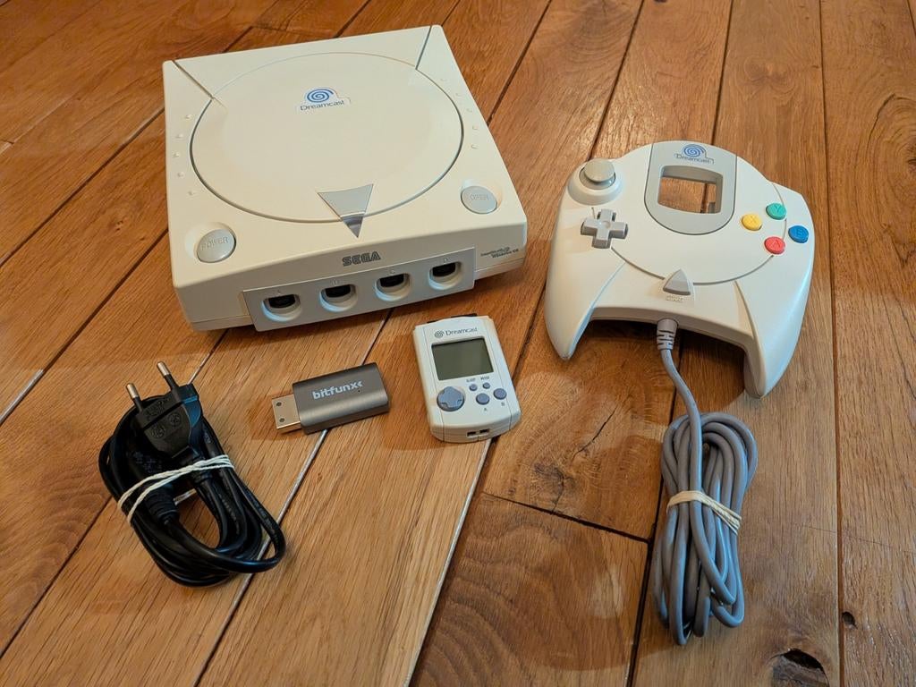 Sega Dreamcast met GDEMU, stille ventilator en meer, Spelcomputers en Games, Spelcomputers | Sega, Refurbished, Ophalen of Verzenden