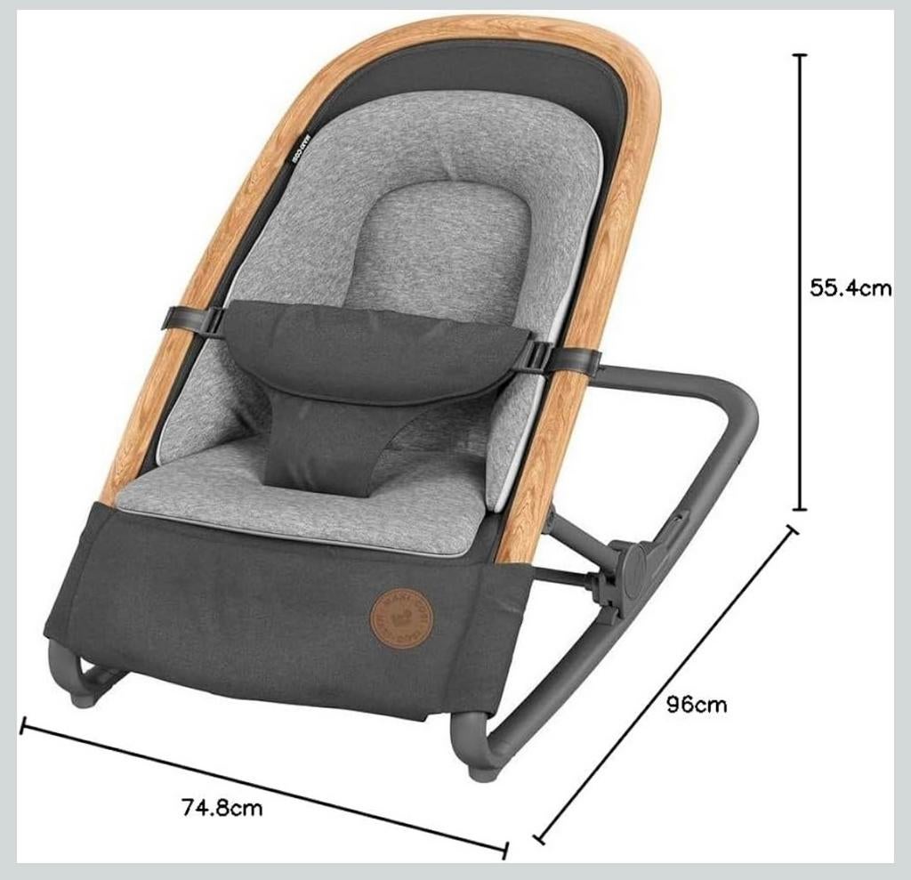 Maxi-Cosi Kori 2-in-1-baby wipstoel, 0-6 maanden, Tot 9 kg,, Ophalen, Zo goed als nieuw