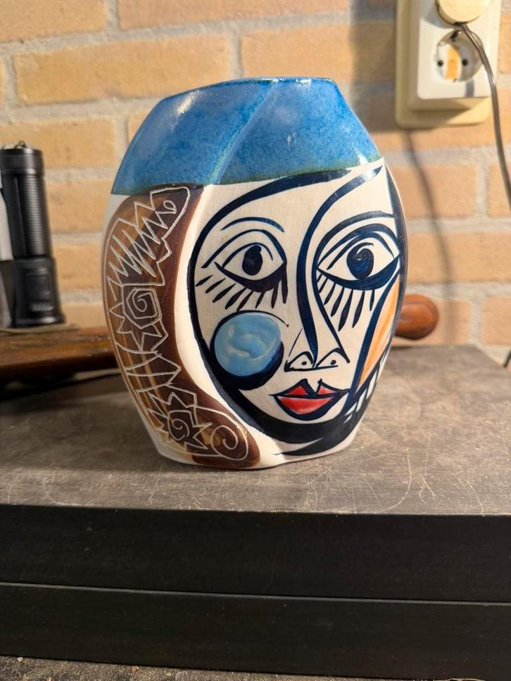 keramische vaas sterk geïnspireerd door Picasso, Antiek en Kunst, Kunst | Designobjecten, Ophalen of Verzenden