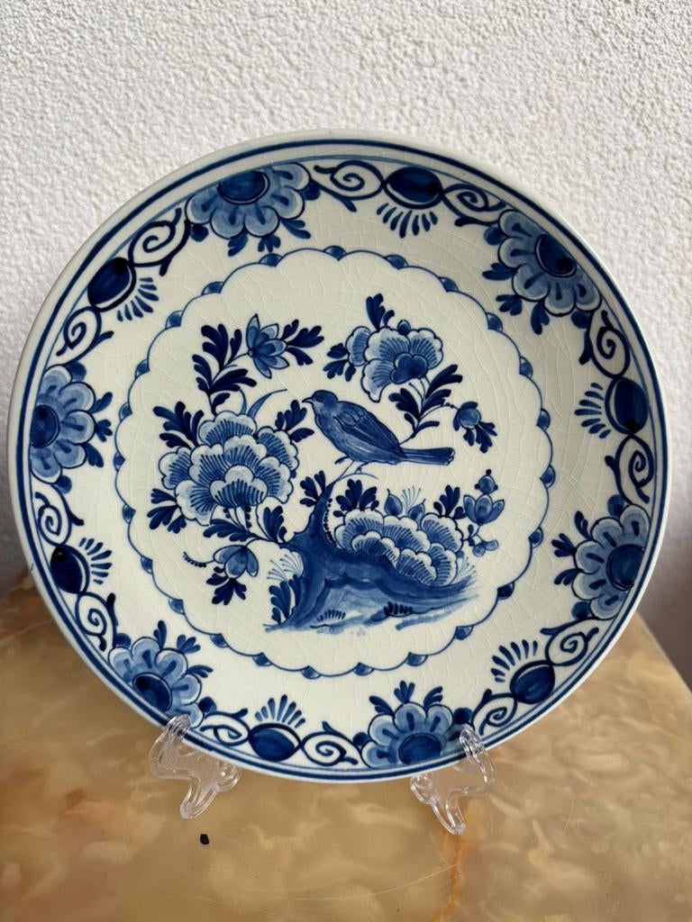 Wandbord, Porceleyne Fles 1963 (CH) 18 cm Delftsblauw, Antiek en Kunst, Ophalen of Verzenden