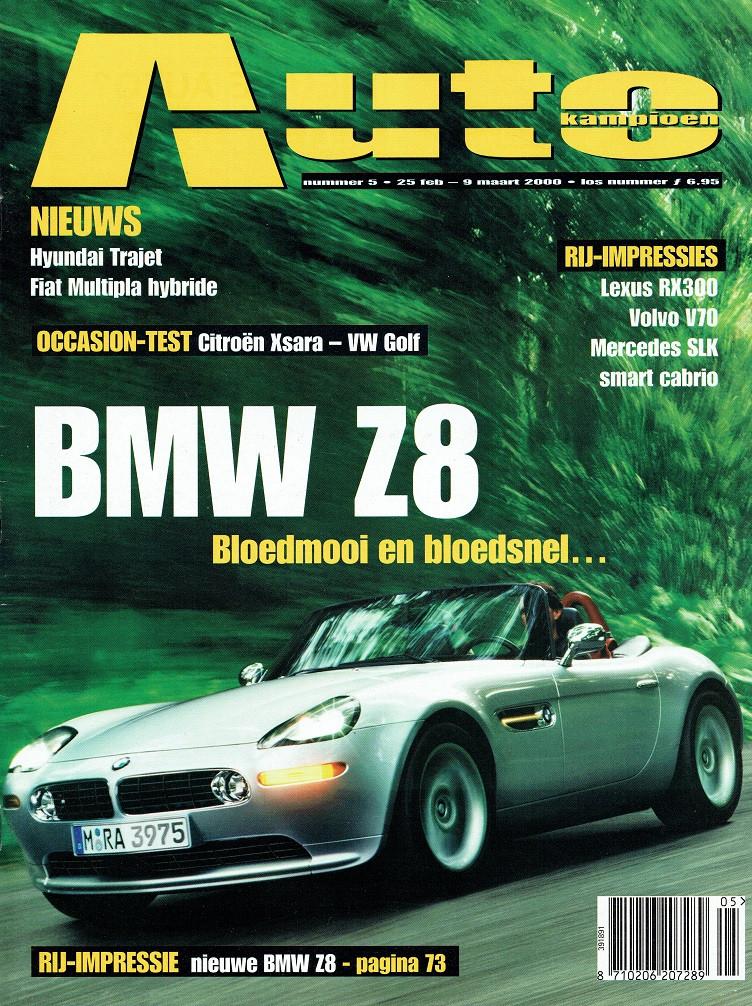 Autokampioen 2000 nr. 5 (o.a. VW Passat 2.8 V6 4Motion), Verzenden, Gelezen, Algemeen