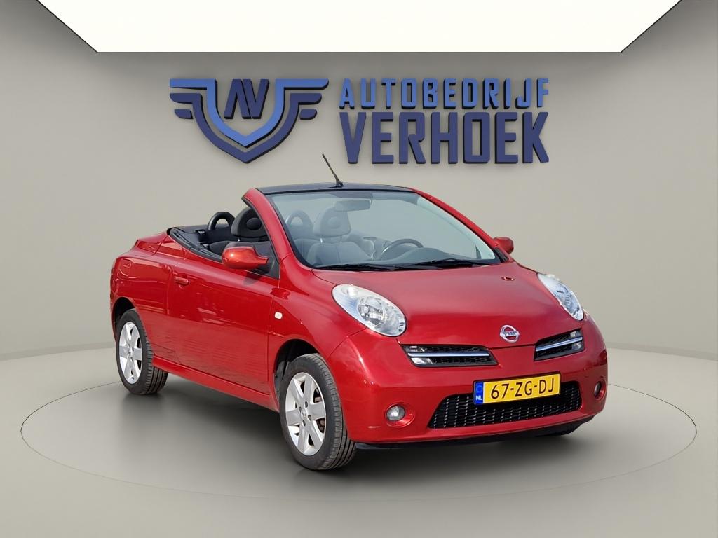 Nissan Micra C+C 1.6 Tekna Plus NL Auto - Lage kmstand!, Auto's, 15 km/l, Gebruikt, 750 kg, 4 cilinders