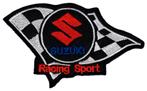 Suzuki Racing stoffen opstrijk patch embleem #3, Motoren, Ophalen of Verzenden, Nieuw