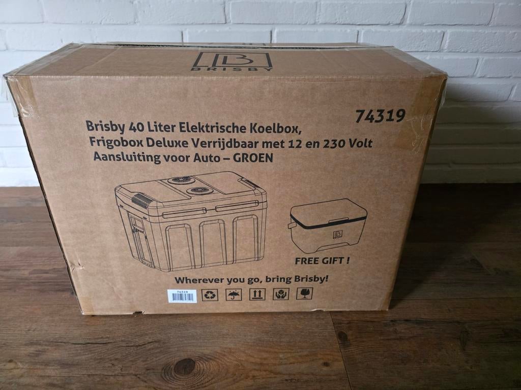 Brisby elektrische koelbox, Ophalen of Verzenden, Zo goed als nieuw, Koelbox, Elektrisch