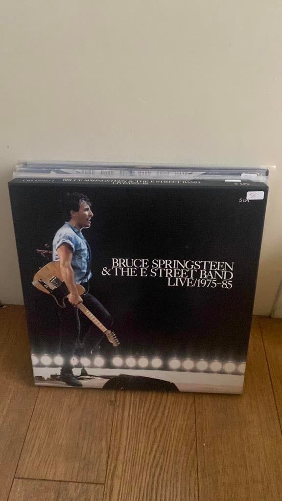5lp box bruce Springsteen, live 1975-85, Ophalen of Verzenden, Zo goed als nieuw, Overige formaten, Poprock