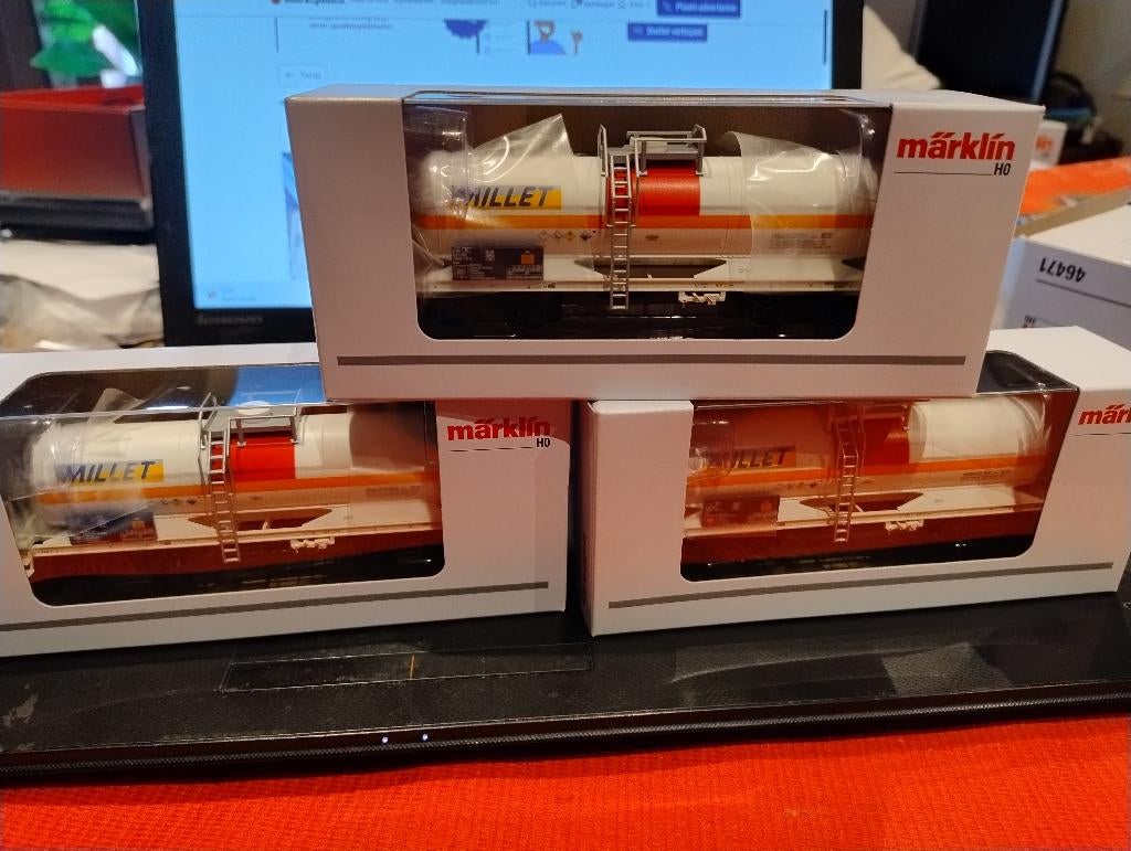 Märklin 46471 – Kesselwagen-Set “Millet”, Wisselstroom, Ophalen of Verzenden, Märklin, Nieuw
