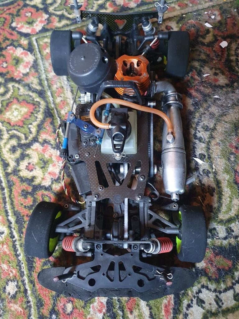 Serpent 710 RC-auto. carbon, Ophalen, Gebruikt, Auto offroad, Nitro