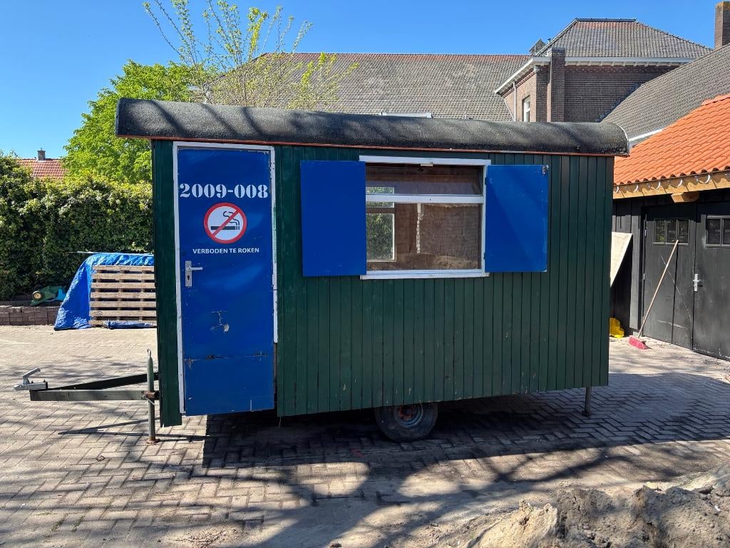 bouwkeet/schaftkeet, Ophalen, Gebruikt