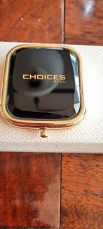 Gassan,Choices by dl,spiegeltje, zwarte git facetgeslepen, Ophalen of Verzenden, Goud