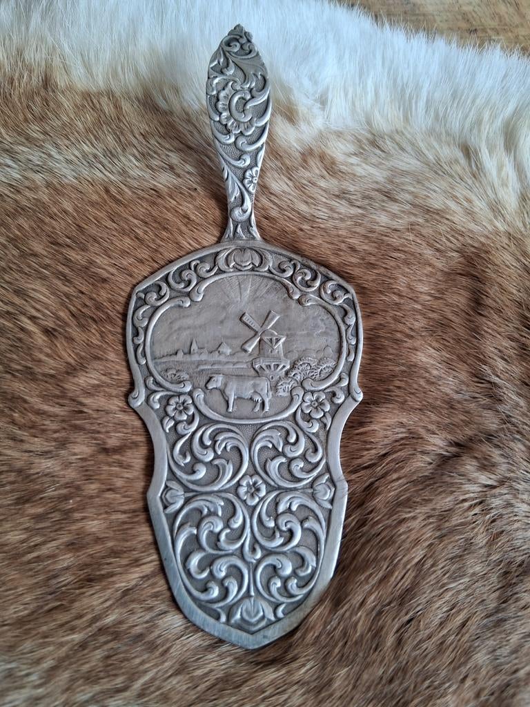 Pako (zilver) cake schep, Antiek en Kunst, Ophalen of Verzenden, Zilver