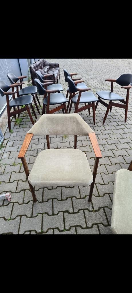 Hulmefa Propos eetkamerstoelen, Gebruikt, Overige kleuren, Vintage, Mid-century modern, Ophalen of Verzenden