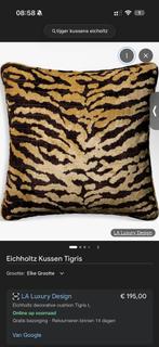 Tigris kussen x2 van Eicholtz - zgan! - 50x50 cm, Ophalen of Verzenden, Zo goed als nieuw, Vierkant