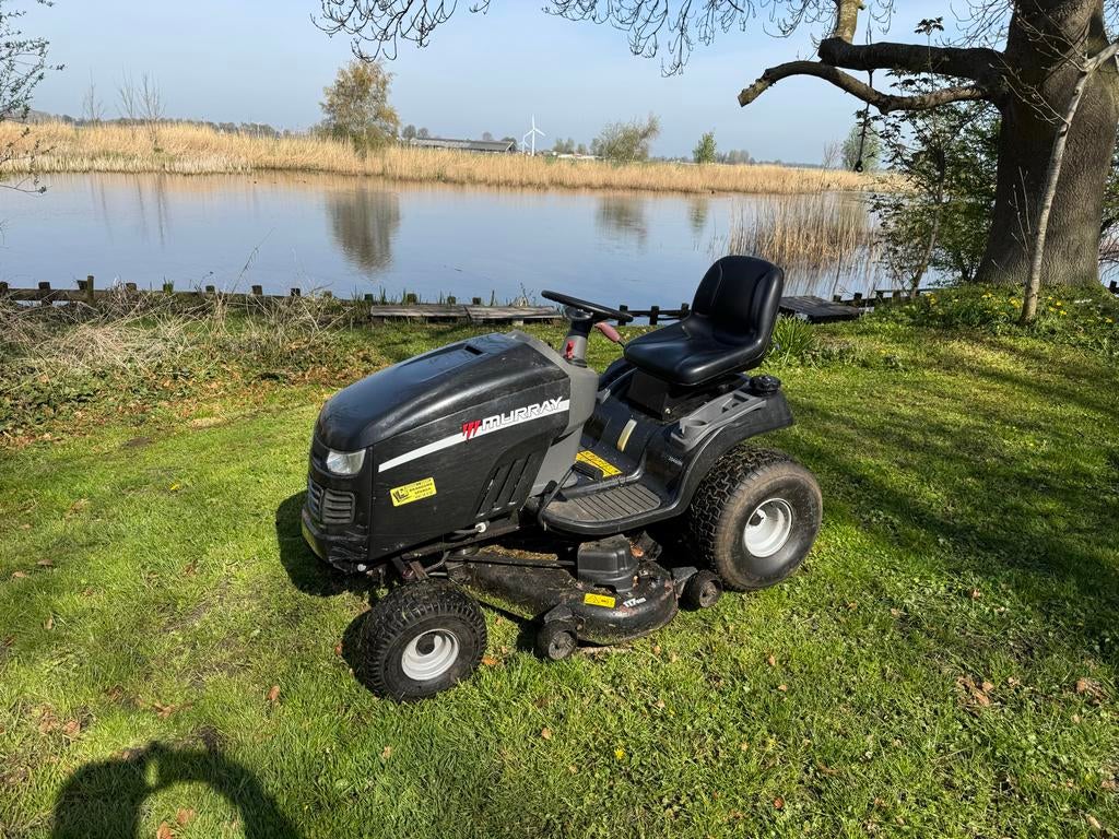 Murray zitmaaier maai breedte 117 cm, Tuin en Terras, Grasmaaiers, Ophalen, Cirkelmaaier, Gebruikt, Benzine-grasmaaier