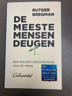 De meeste mensen deugen - Rutger Bregman, Boeken, Ophalen of Verzenden, 20e eeuw of later, Gelezen