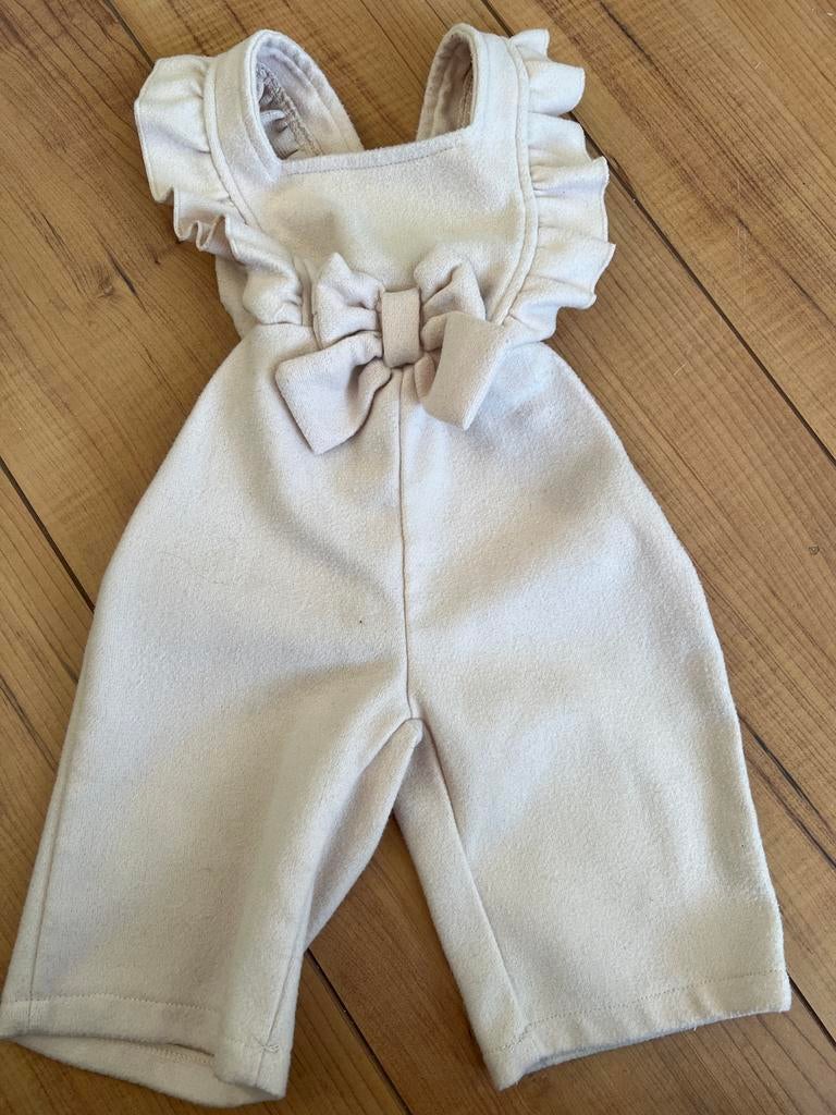 Leuke stoffen jumpsuit maat 80 - Nooit gedragen, Kinderen en Baby's, Babykleding | Maat 80, Ophalen of Verzenden, Nieuw, Meisje