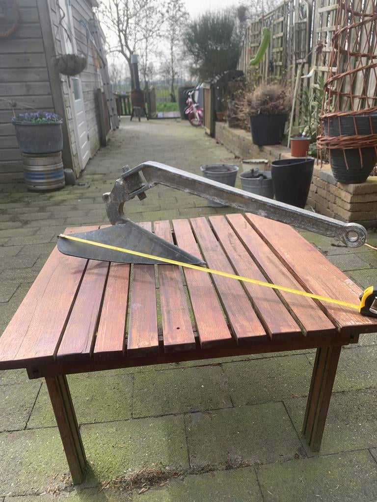 Anker. . 9 kg   Lang 85 cm gehalvaniseerd, Ophalen, Gebruikt, Overige typen