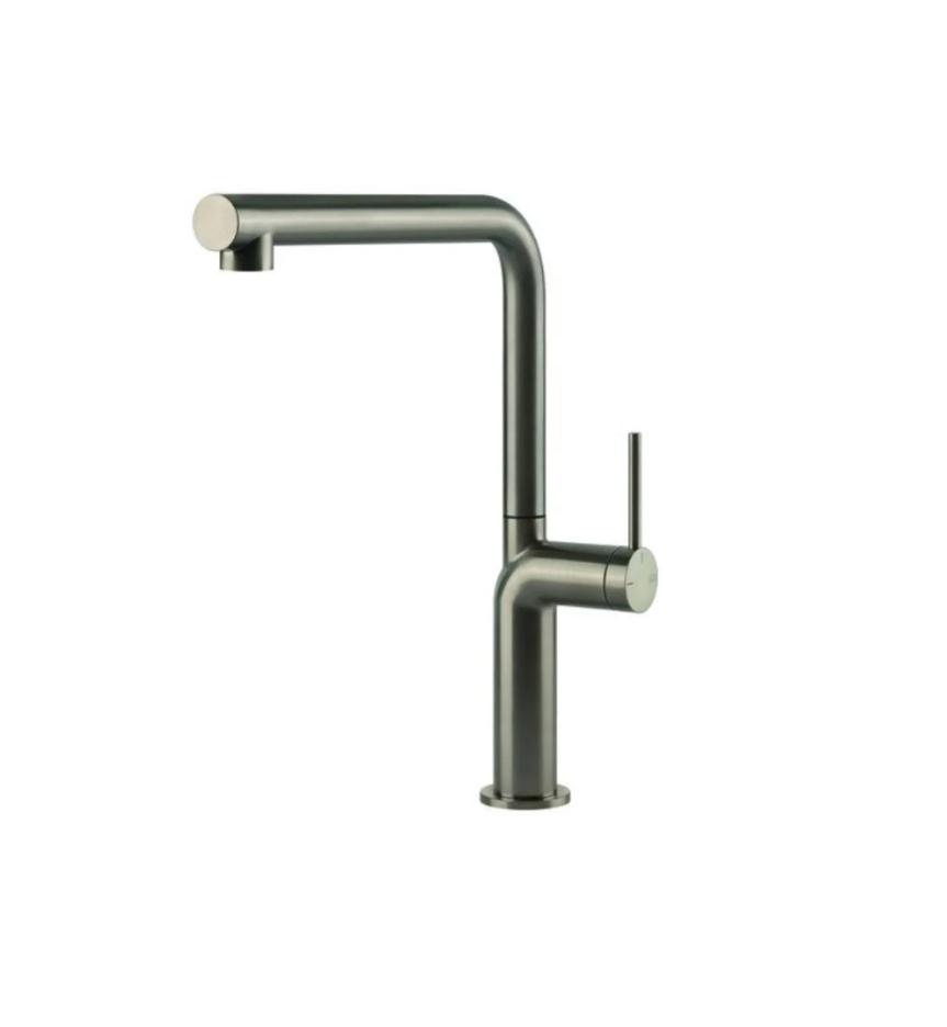 GESSI STELO KEUKENKRAAN MET DRAAIBARE UITLOOP RVS PVD, Doe-het-zelf en Verbouw, Sanitair, Nieuw, Kraan, Rvs, Ophalen of Verzenden