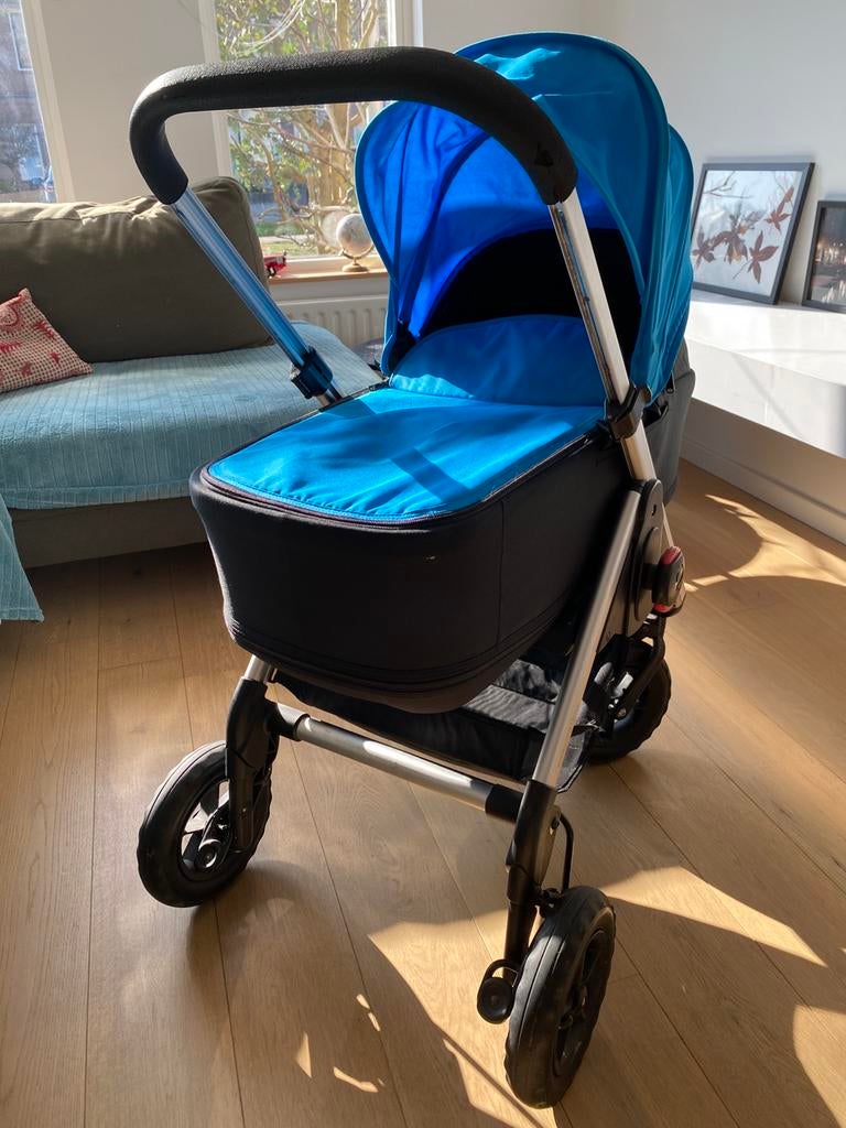 Easywalker June, Gebruikt, Verstelbare duwstang, Ophalen, Kinderwagen