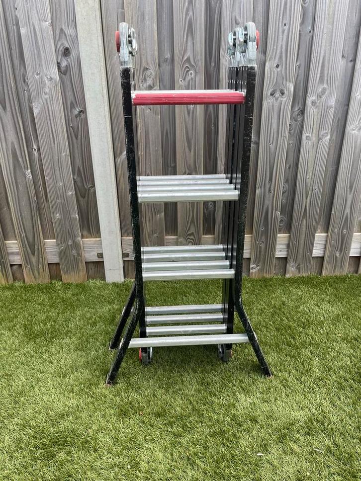 Altrex Varitrex-Prof 4x4 vouwladder, Doe-het-zelf en Verbouw, Ladders en Trappen, Zo goed als nieuw, Ladder, 4 meter of meer, Opvouwbaar of Inschuifbaar