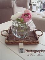 Riviera Maison rattan kleine dienblaadjes/ per stuk €10,00, Ophalen of Verzenden, Zo goed als nieuw, Overige materialen