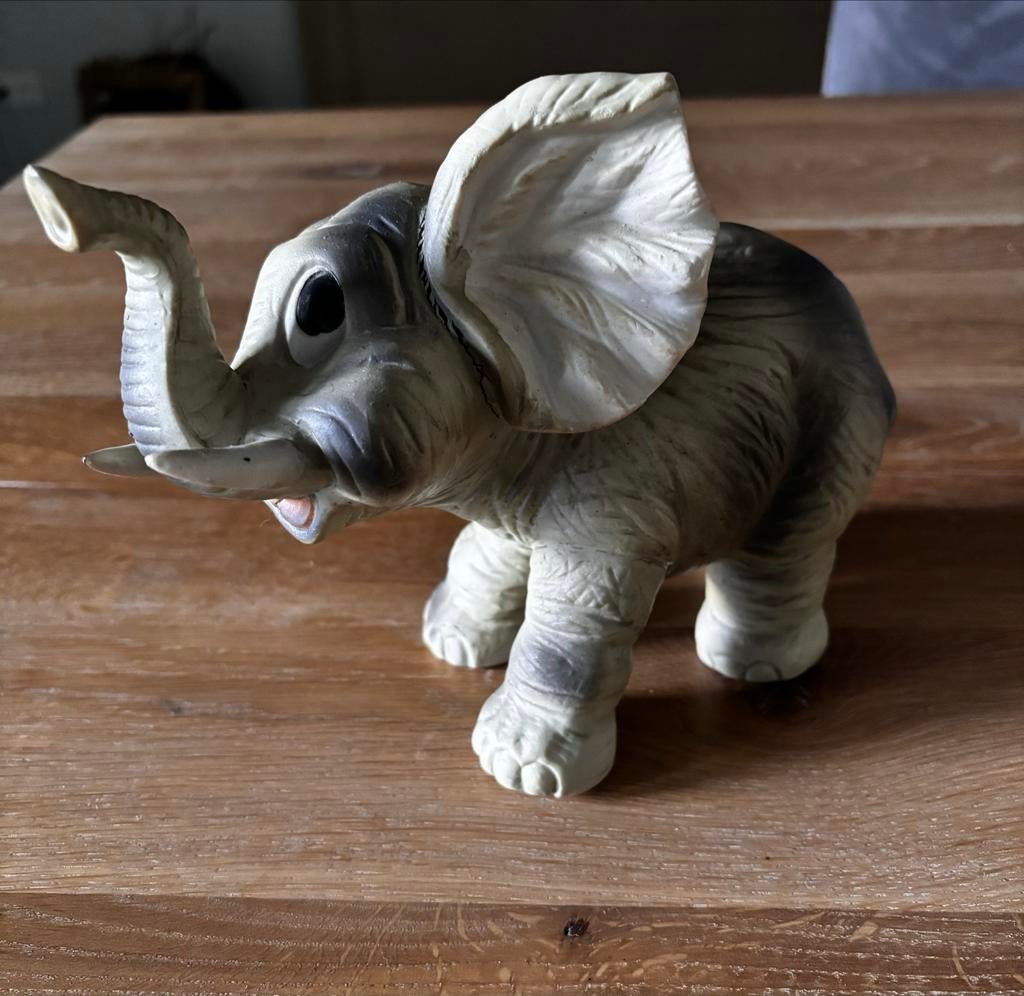 Gilde Porzellan - Vintage Olifant Beeldje, Ophalen of Verzenden, Gebruikt, Dier