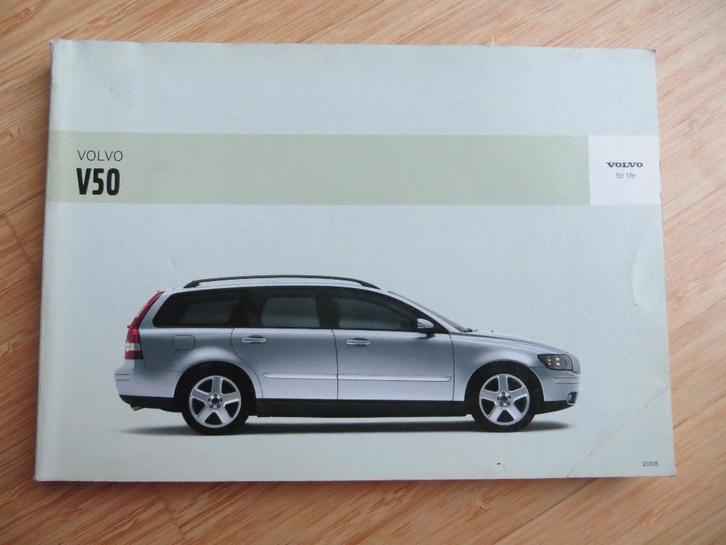 Instructieboek Volvo V50 2004, modeljaar 2005, Auto diversen, Handleidingen en Instructieboekjes, Ophalen of Verzenden