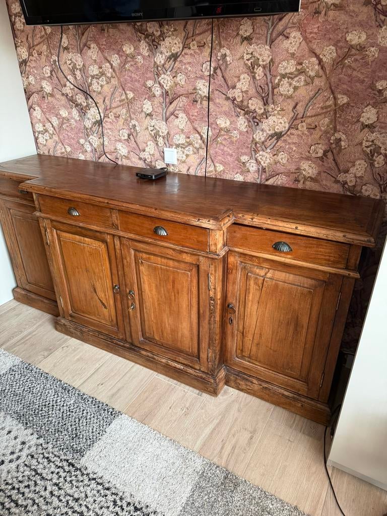 Dressoir, Ophalen, Gebruikt, Met deur(en), Eikenhout