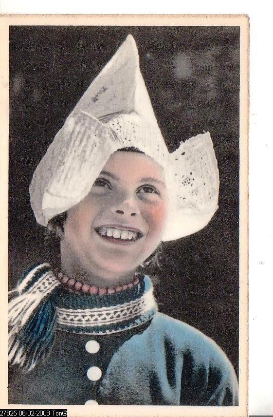 Ansichtkaart	Volendam	Klederdracht, Verzenden, 1960 tot 1980, Ongelopen, Noord-Holland