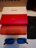 Cartier bril blauw/goud, Ophalen of Verzenden, Nieuw, Blauw, Overige merken