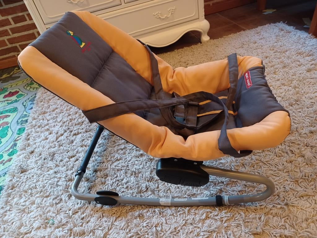 Draagbare wipstoel - inklapbaar, Ophalen of Verzenden, Gebruikt, Wipstoel, Met gordel(s) of riempje(s)