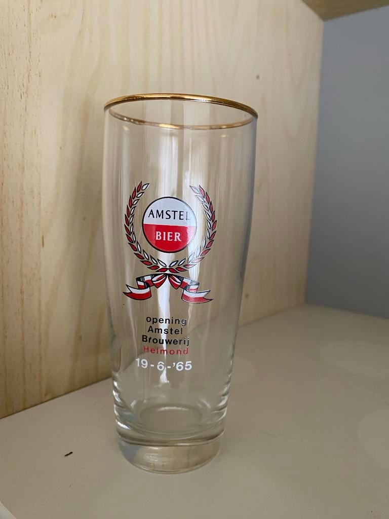 Vintage Amstel Bier Glazen Collectie - OUDE GLAZEN, Ophalen of Verzenden, Zo goed als nieuw, Glas of Glazen, Amstel