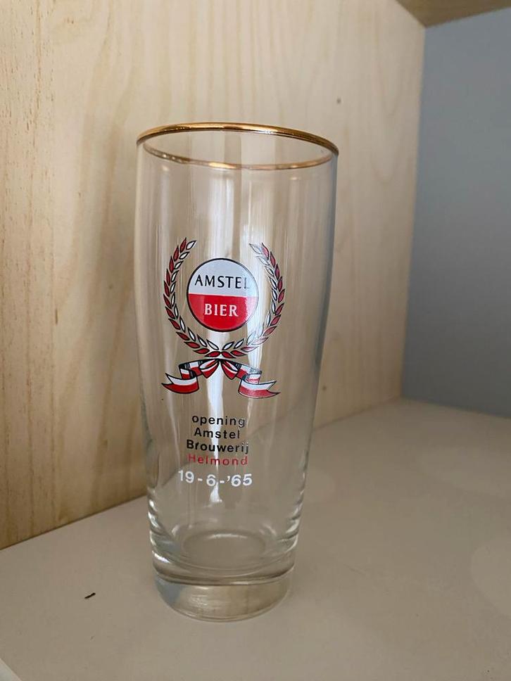 Vintage Amstel Bier Glazen Collectie - OUDE GLAZEN, Verzamelen, Biermerken, Zo goed als nieuw, Glas of Glazen, Amstel, Ophalen of Verzenden