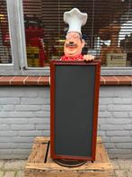 Groot Koks beeld reclamebord met krijtbord, Ophalen, Zo goed als nieuw, Mens