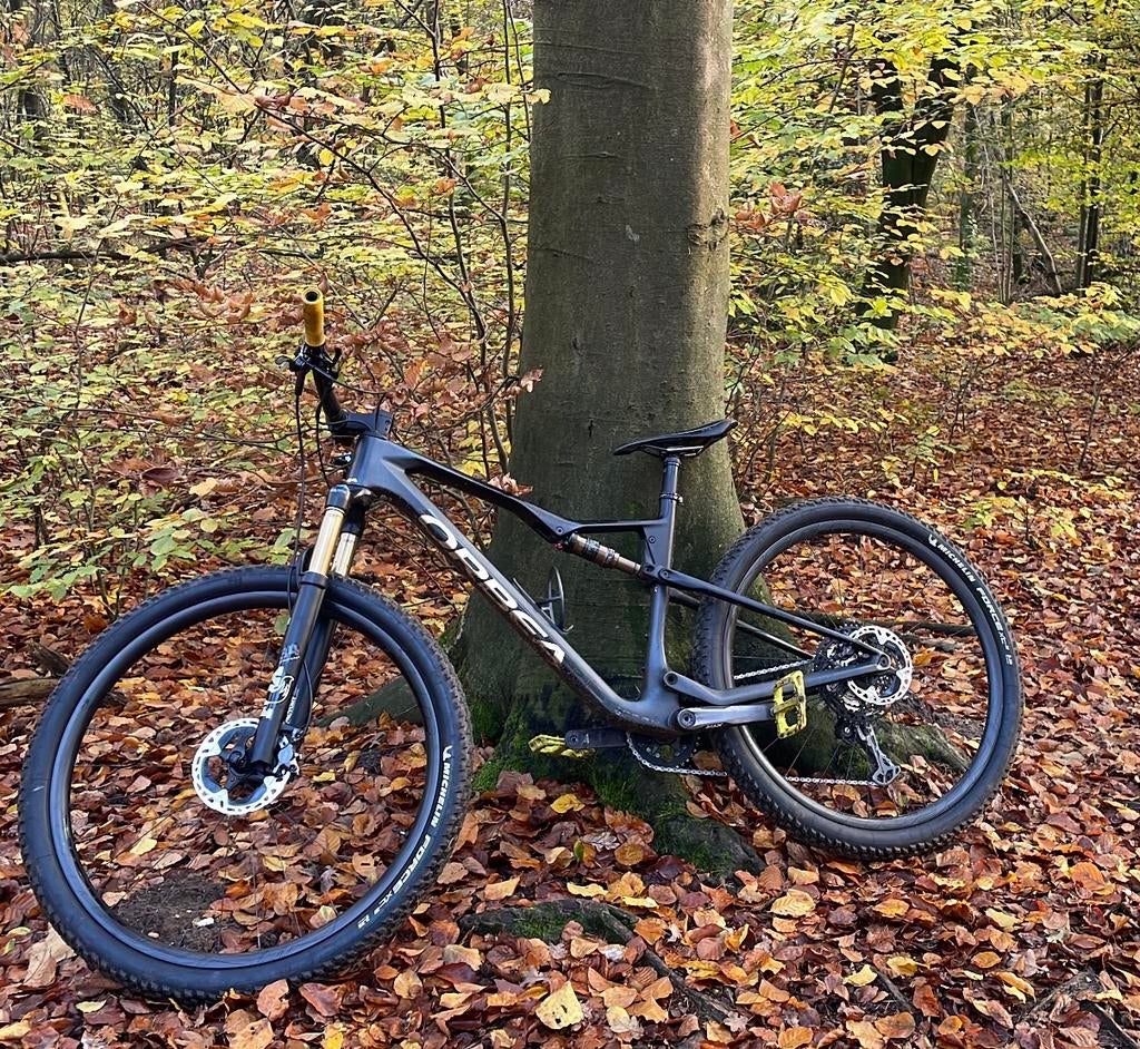 Orbea OIZ M10 2023 carbon maat L  carbon velgen en xtr/fox, Gebruikt, 53 tot 57 cm, Ophalen, Overige merken