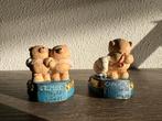 Twee schattige beeldjes van beren met sterrenbeelden, Ophalen of Verzenden, Zo goed als nieuw, Dier
