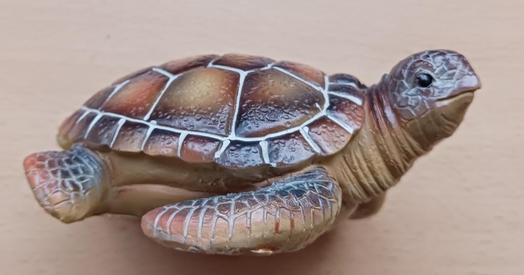 Schildpad aquariumdecoratie, Dieren en Toebehoren, Vissen | Aquaria en Toebehoren, Ophalen of Verzenden, Zo goed als nieuw, Decoratie