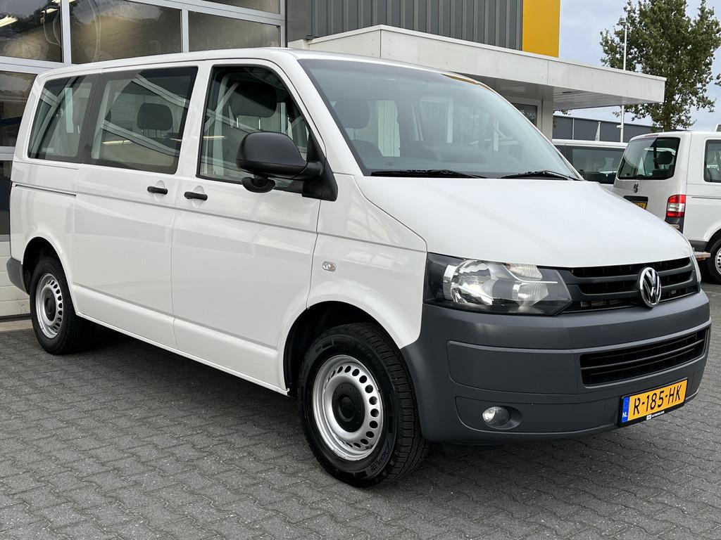 Volkswagen Transporter Kombi 2.0 TDI DSG Automaat L1H1 BM BT, Euro 5, Stof, Gebruikt, Zwart