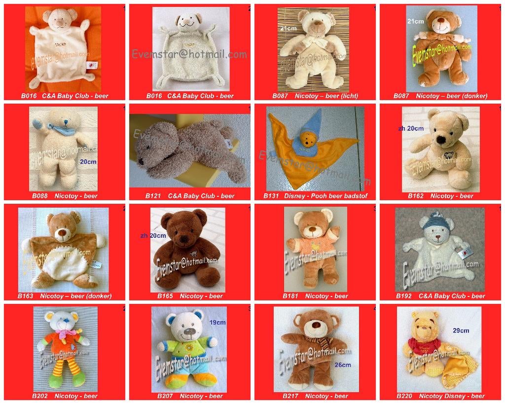 Beer beertje Disney Classic Pooh Nicotoy Primark, Kinderen en Baby's, Speelgoed | Knuffels en Pluche, Ophalen, Zo goed als nieuw