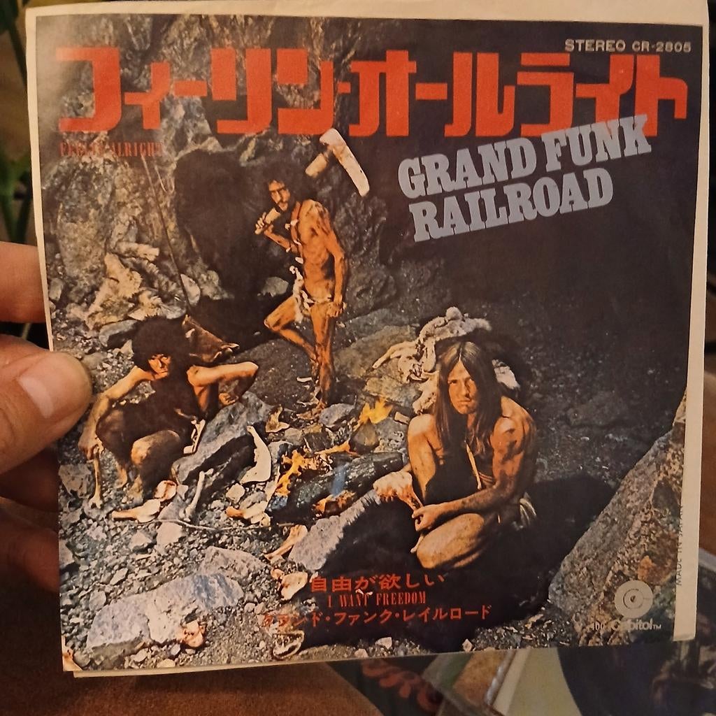 Grand Funk Railroad - Feelin' Alright - Japanseventies rock, Cd's en Dvd's, Vinyl Singles, 7 inch, Single, Ophalen of Verzenden