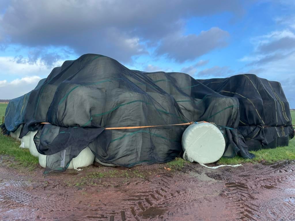 Rondebalen balen kuil 1ste snee 2025, Ophalen, Vee