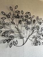 Moderne metalen wanddecoratie - Bladeren design, Ophalen, Zo goed als nieuw