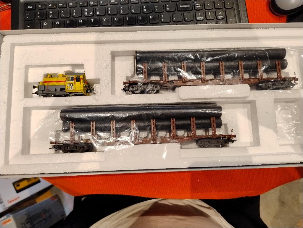 Märklin 26545 Transportzug “RTS” – H0 – Epoche IV, Ophalen, Wisselstroom, Wagon, Zo goed als nieuw